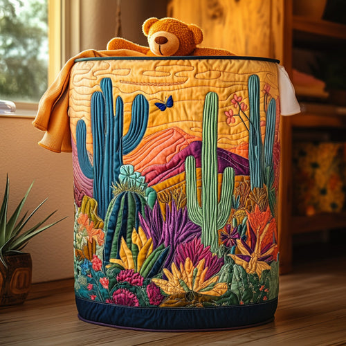 Desert Spirit Quilted Laundry Basket