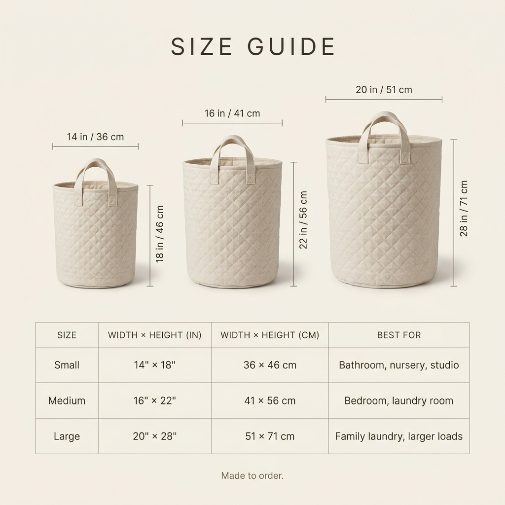 Star Pattern Quilted Laundry Basket