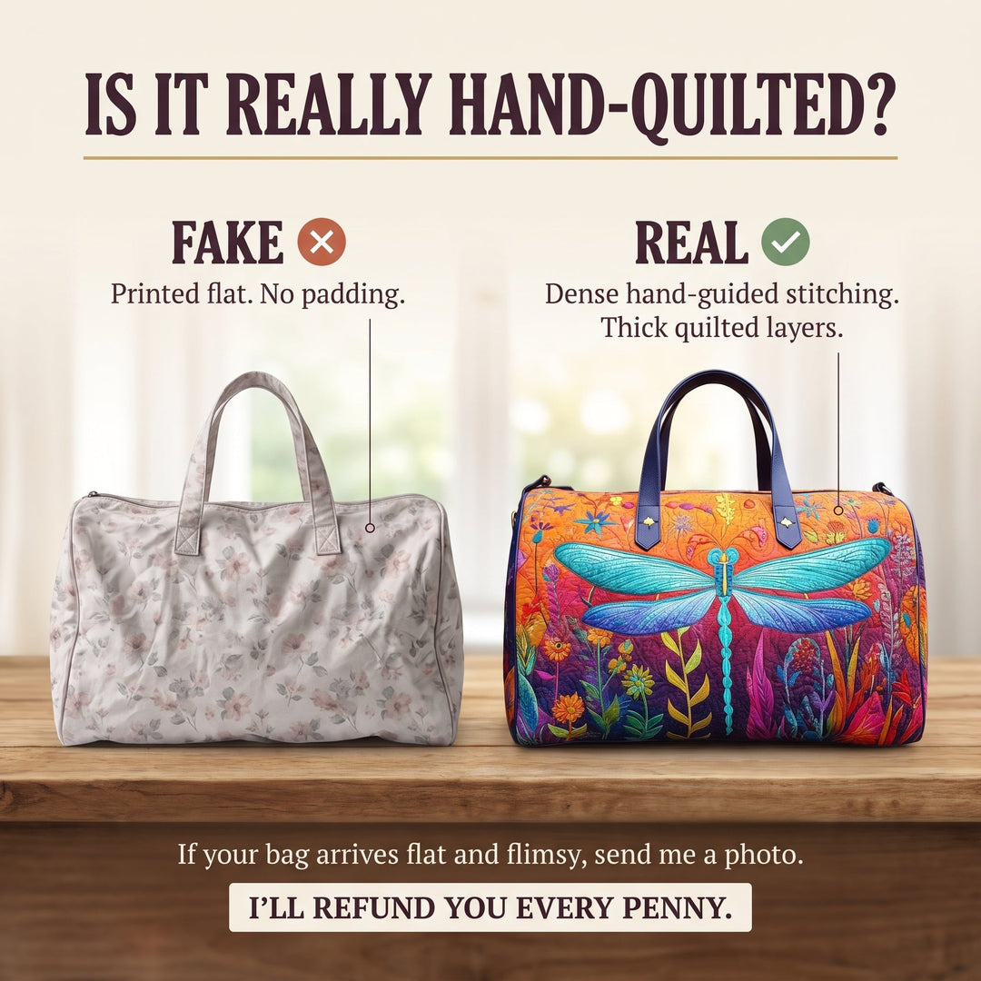 Flit and Fly Quilted Duffle Bag