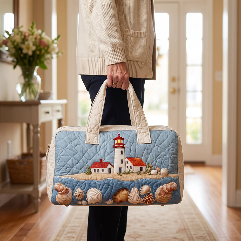Seaside Glow Quilted Duffle Bag