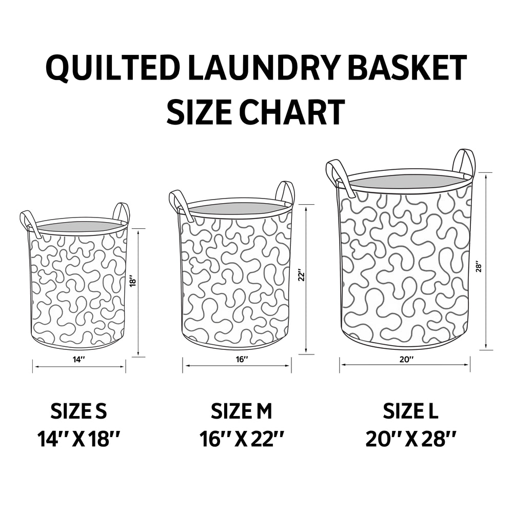 Forest Quilted Laundry Basket