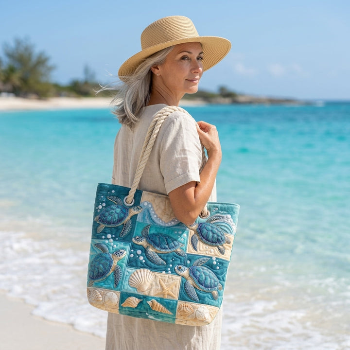 Turtle Bay Quilted Beach Bag