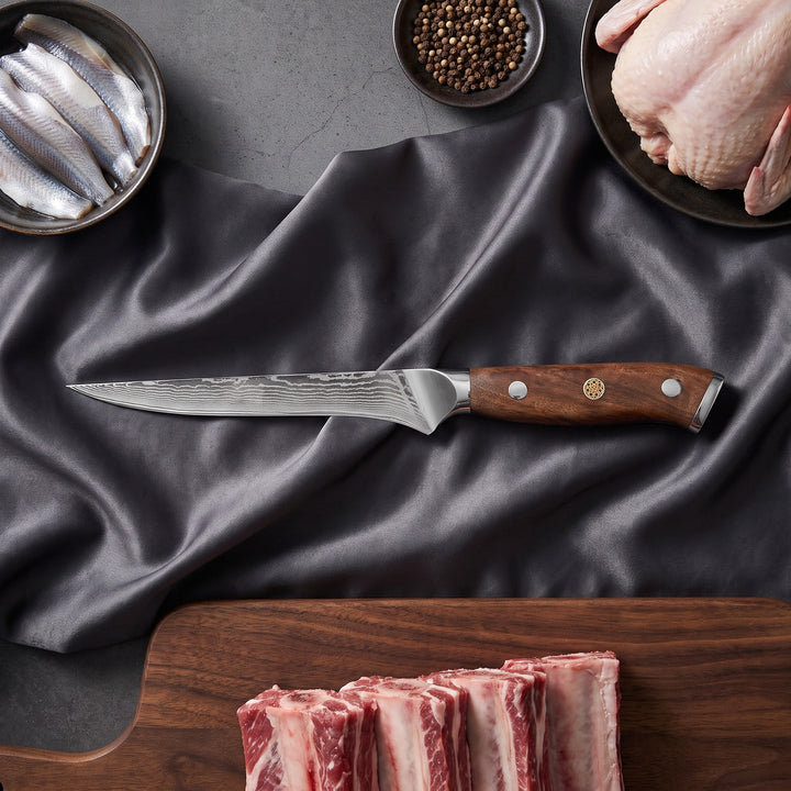 Okami Damascus Knife Set